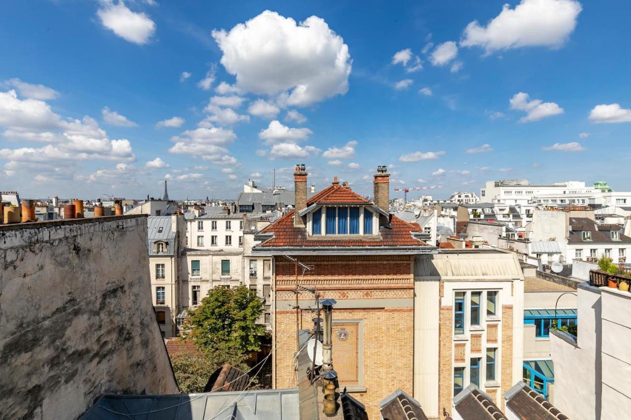 Appartement Paris Centre Dernier Étage Vue Ascenseur Extérieur photo
